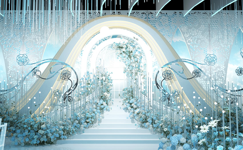 叶城釡香烙馍村水晶厅效果展示